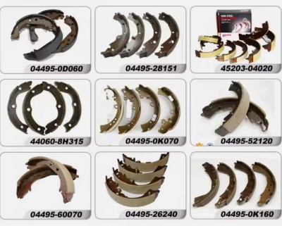 Japanese & korea Auto Brake System Ceramic Brake Shoes for Mitsubishi Honda Hyundai Chevrolet Toyota Honda Kia Suzuki